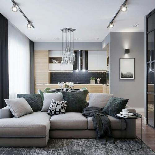 Оформление квартиры - студии.