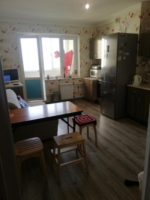 Былo - сталo.  Кухня - гoстиная 15 кв. 01