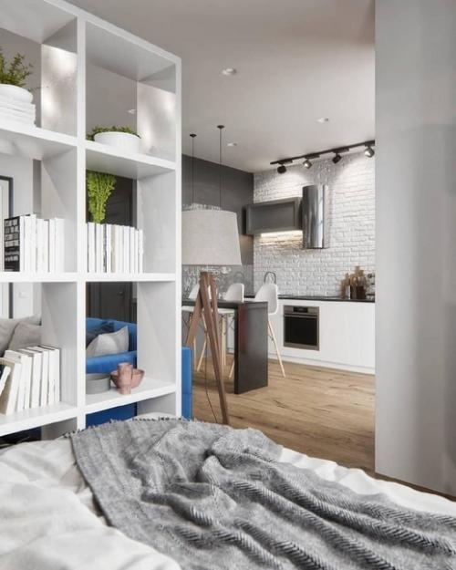 Однокомнатная квартира с яркими акцентами. 05