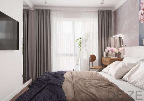 Проект спальни 11, 6 кв.