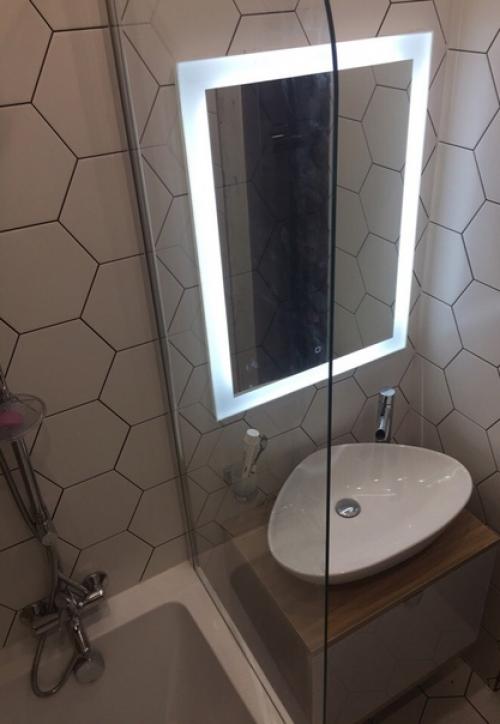 Коротко о том, как мы изменили интерьер в своей ванной комнате. 06