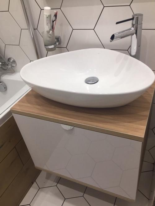 Коротко о том, как мы изменили интерьер в своей ванной комнате. 02