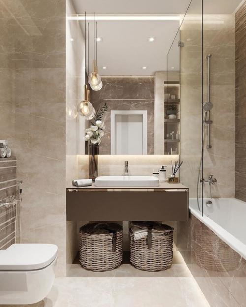 Шикарный дизайн санузла. 01