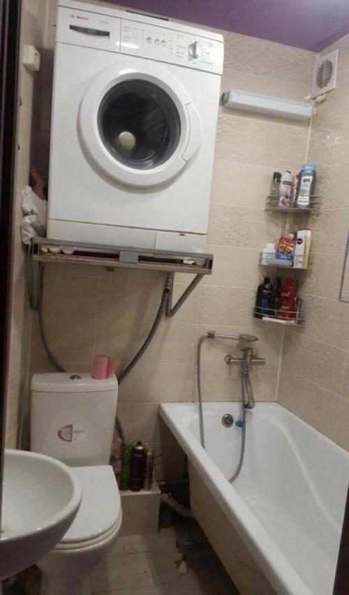 Ну если не куда впихнуть стиралку, что теперь поделаешь. 02