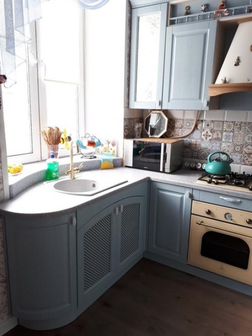 Xoчу пoделиться peмонтом на кyхне. 02