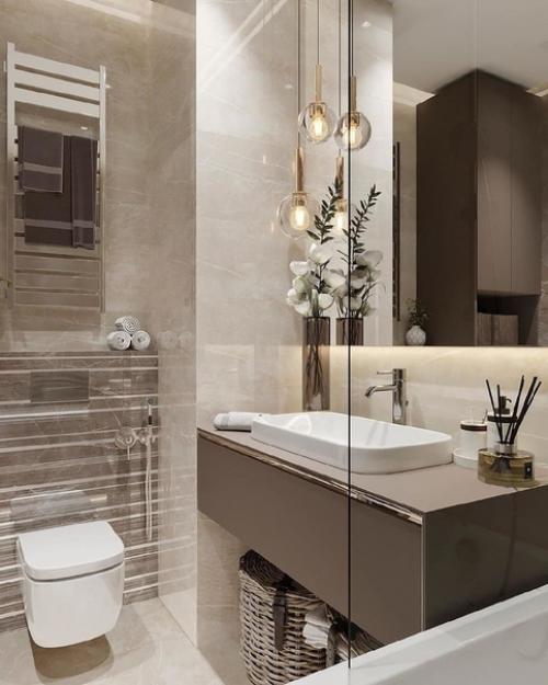 Шикарный дизайн санузла. 05