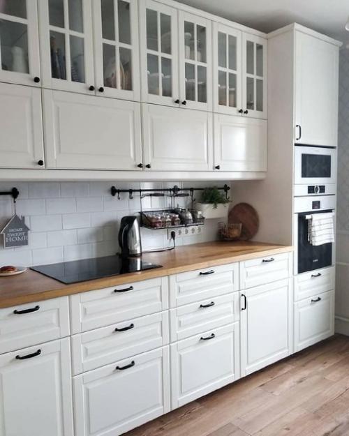 Превратили свою кухню в стильный, светлый уголок. 01