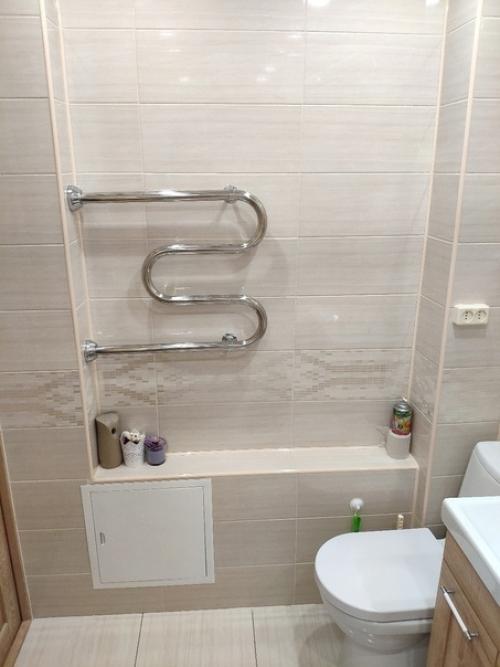 Вот так изменился санузел у нас в квартире. 02