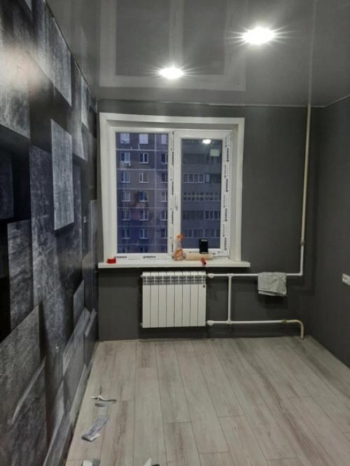 Хотелось чего-то нового, и вот решили оформить одну стену с помощь 3D обоев, и получилось очень даже круто!