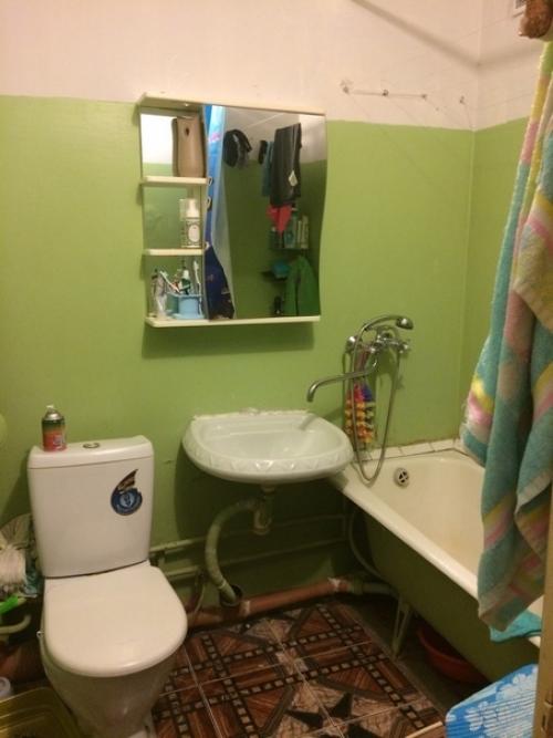 Вот так изменился санузел у нас в квартире.