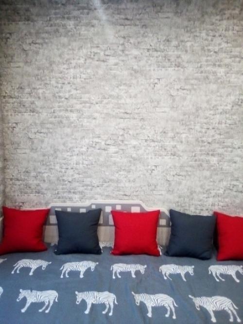 Сделали такой вот ремонт в комнате нашего сына. 07