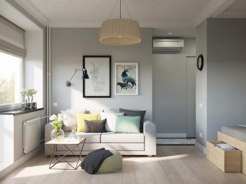 Оформление небольшой однушки.