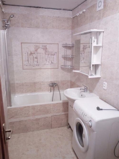 Процесс проведения ремонта в нашей ванной комнаты. 04