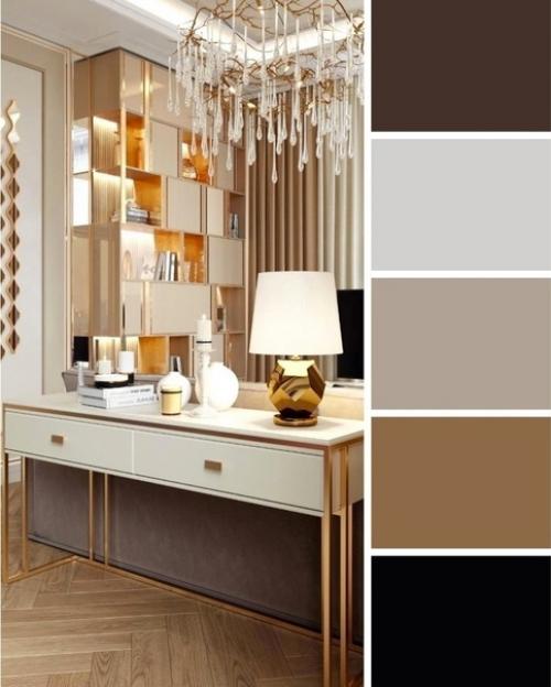 Для создания современного и модного интерьера, нужно умело сочетать оттенки. 03