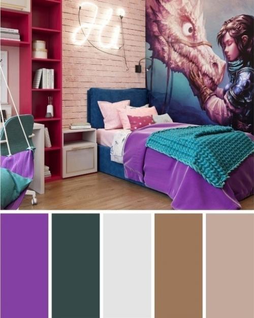 Для создания современного и модного интерьера, нужно умело сочетать оттенки. 05