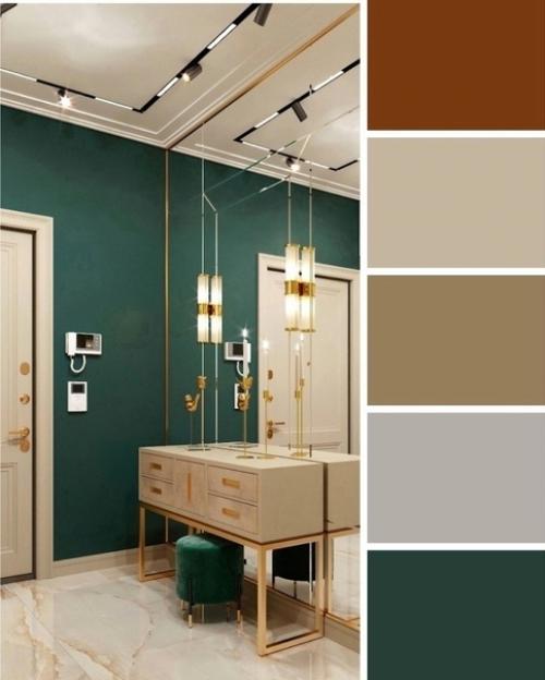 Для создания современного и модного интерьера, нужно умело сочетать оттенки.