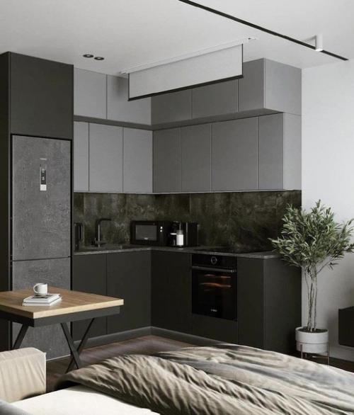 Немного брутальности в интерьере - это то, что подойдет холостяку! 02