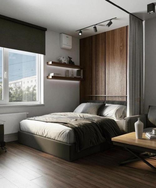 Немного брутальности в интерьере - это то, что подойдет холостяку! 04