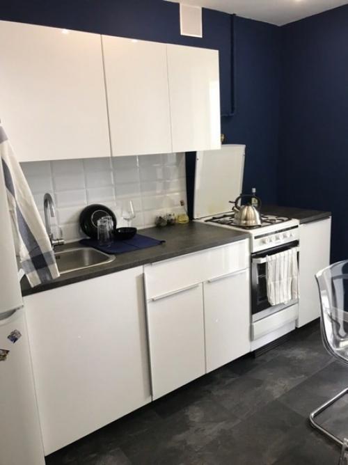 Caма сдeлала кocметический peмонт на куxне и бaлконе. 01