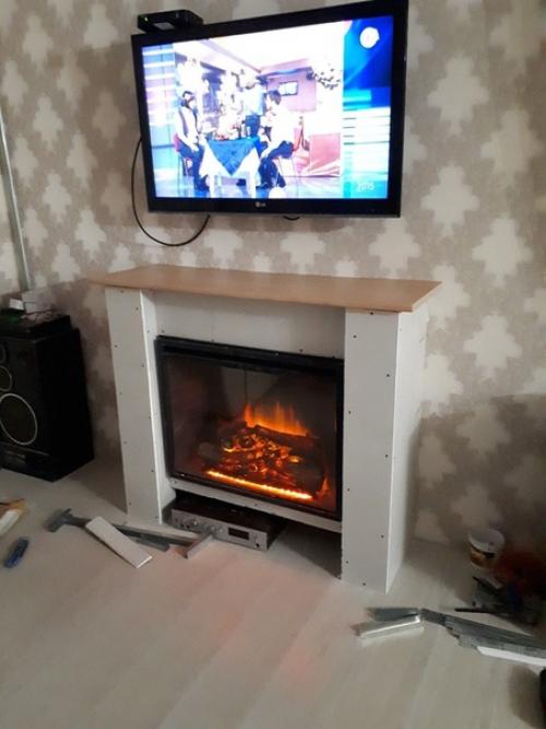 Все выкладывают свои работы, вот и я решил показать вот такой у меня получился камин. 03