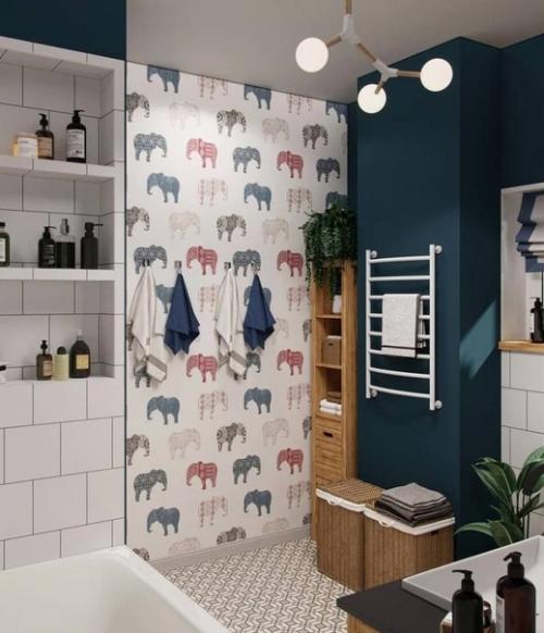 Ванная комната в скандинавском стиле - это идеальный выбор для тех, кто ценит простоту, уют и свежий дизайн. 02