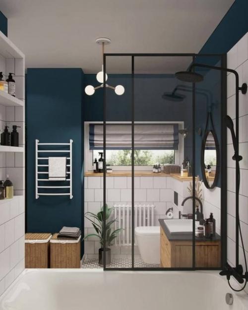 Ванная комната в скандинавском стиле - это идеальный выбор для тех, кто ценит простоту, уют и свежий дизайн. 06