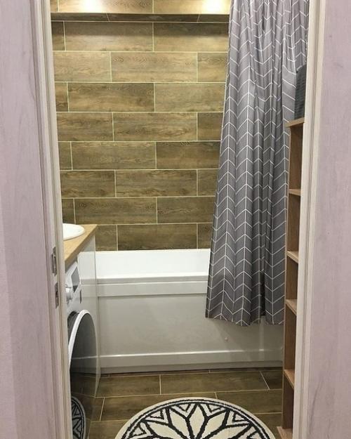 Туалет с ванной комнатой в нашей квартире. 04