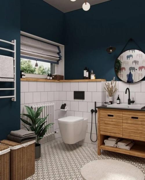 Ванная комната в скандинавском стиле - это идеальный выбор для тех, кто ценит простоту, уют и свежий дизайн. 05