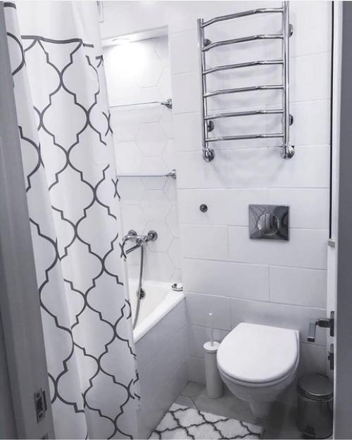 Моя ванная комната после долгожданного ремонта - это настоящее произведение искусства. 01