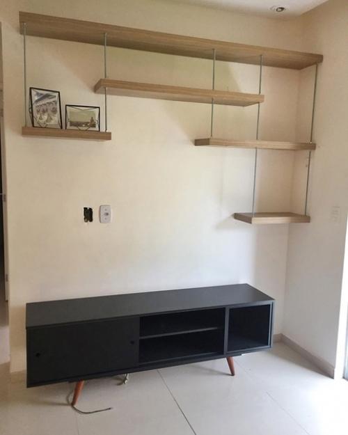 Вот такая тв зона у нас в квартире получилась. 02