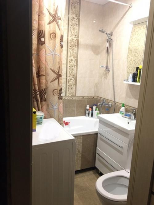 Фото до нету, есть только практически финальная стадия кладки кафеля.