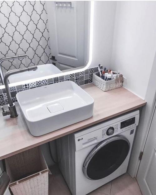 Моя ванная комната после долгожданного ремонта - это настоящее произведение искусства. 03