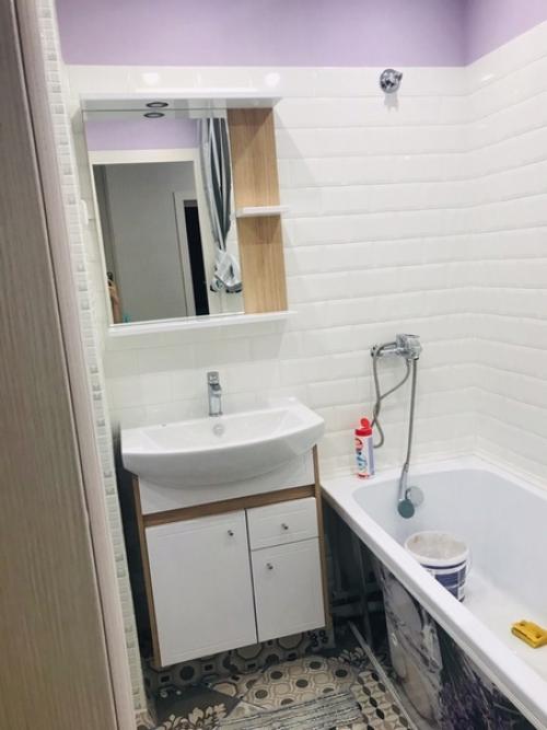 Сделали весь ремонт с мужем вдвоем. 08