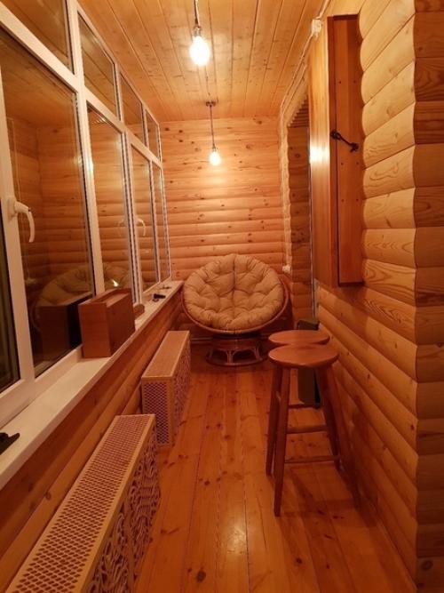 Вот такую лоджию сделал мой муж.