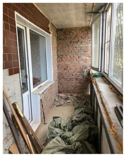 Захотелось мне цивильного балкона.