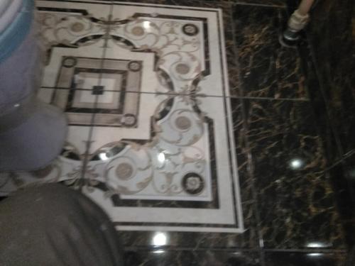 Дизайн нашей ванной комнаты, несколько видов плитки, все на свой вкус выбиралось. 01