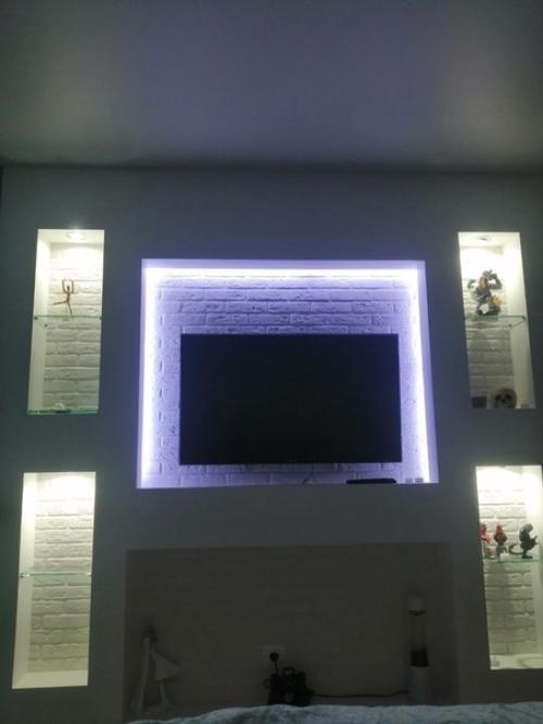 Мы такую вот спальню в нашей квартире создали. 07