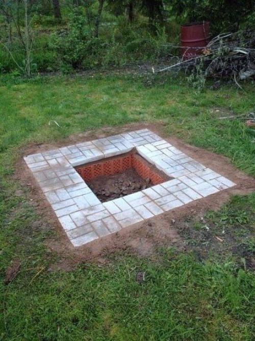 На дачном участке сделали вот такую незамысловатую зону для вечерних посиделок. 06