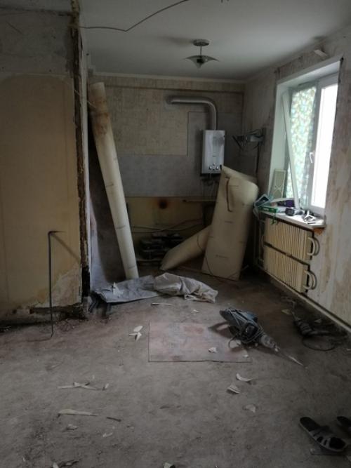 Показываю каждый этап процесса ремонта моей кухни.