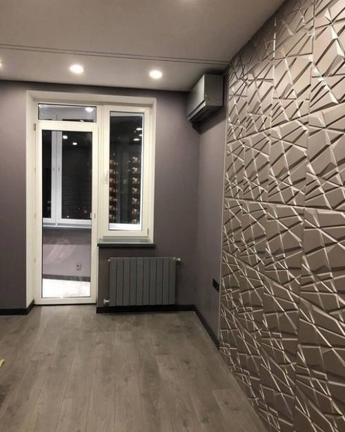 Наша будущая спальня, закончили делать отделку.