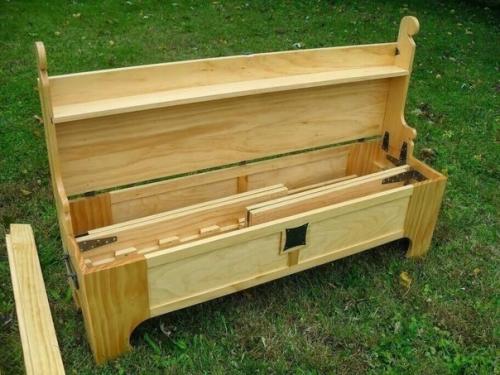 Нашли на просторах интернета кровать, которая очень компактно складывается. 06