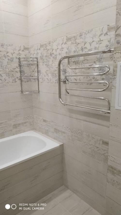 Вот такой ремонт нам сделали ванной и туалета. 03