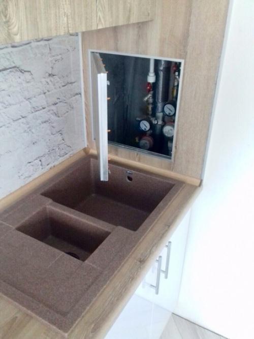 Кухня в моей квартире, весь процесс ремонта делал самостоятельно. 03