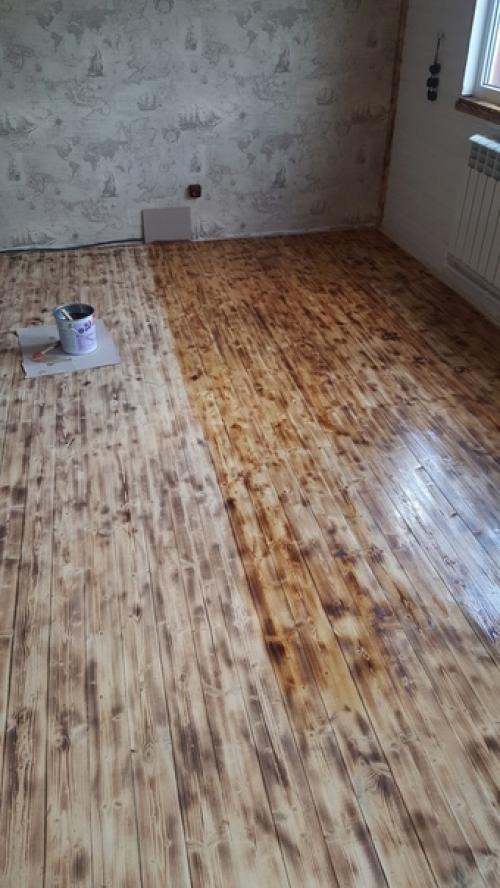 У всех в квартирах ламинаты, линолеумы, а мне вот захотелось чего то оригинального и натурального. 01
