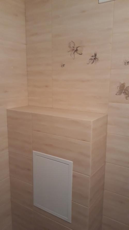 Наконец закончили ремонт санузла, показываю что из этого получилось. 01