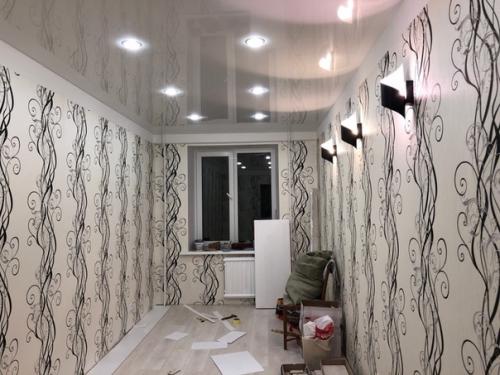 Разобрали полностью комнату, пришлось конкретно попотеть, а затем уже приступили к отделке. 05