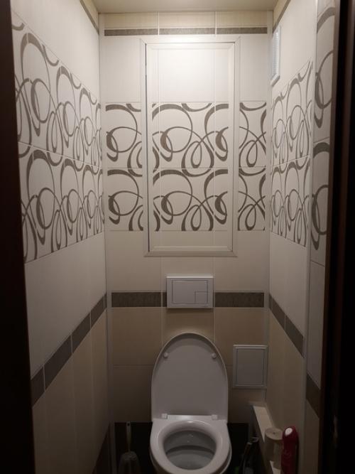 А это вот так я делал ремонт в туалете у себя в квартире. 02