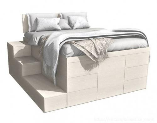 Кровать для людей ценящих в первую очередь практичность в вещах.