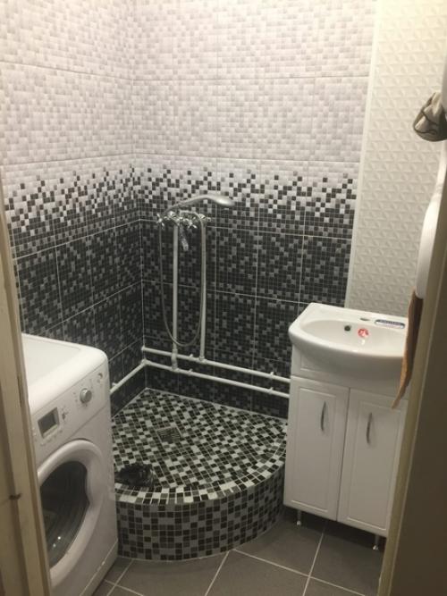 Решил не покупать душевую кабинку, а сделать зону душа. 05