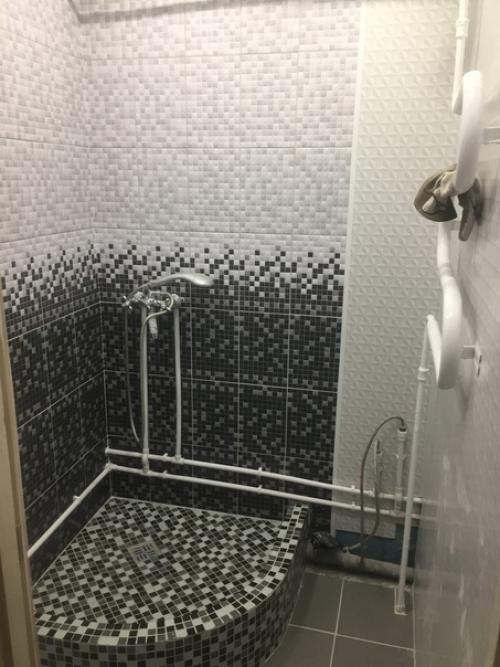 Решил не покупать душевую кабинку, а сделать зону душа. 04